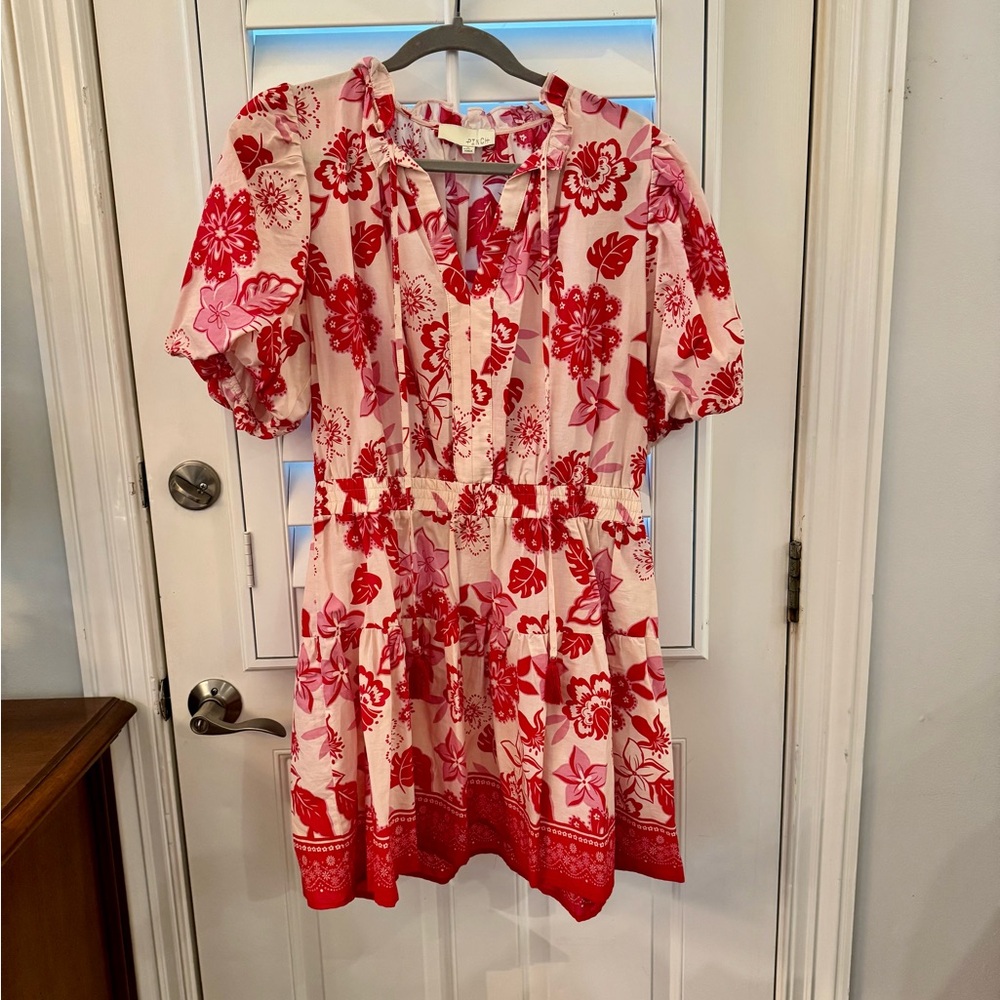 Women's Pinch Floral Print Tiered Mini Dress